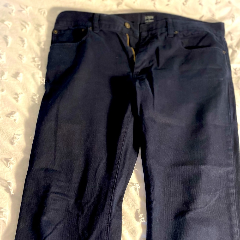Jcrew men’s Dark blue jeans slim 36x32